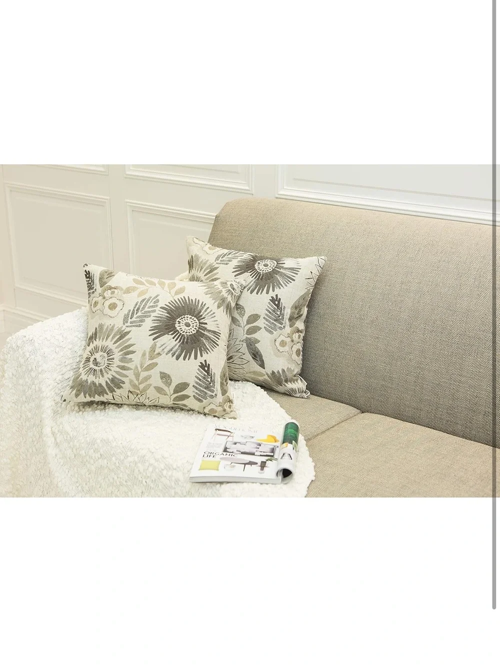 Pack Of 2 Decorative Throw Pillows Cases Cushion Cover ,20x20 (2) 1099/bb8-1